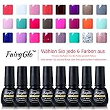 UV nagellack set FairyGlo Pure Series Nail Gel Polish...