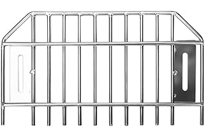Zoegneer Rejilla de drenaje lateral de acero inoxidable, a prueba de hojas, cubierta de alcantarillado, drenaje de suelo para drenaje al aire libre (S)