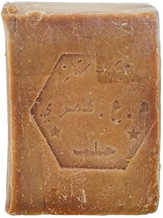 "Aleppo" Olive Oil Soap with 80% Oliveoil & 20% Laurel Oil, 200 g - for skin, hair, body and face natural soap, vegan