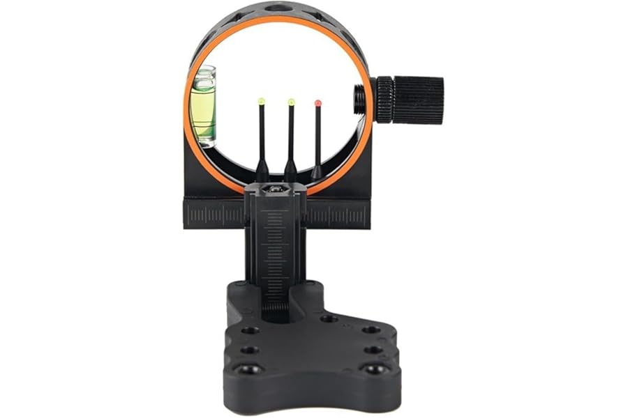 Bulevisiter 3-Pin Fiber Optic Bow Sight For Compound And Recurve Bows, Adjustable Sight With Enhanced Accuracy, Precision Aiming Points