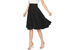 Emma & Giovanni - Jupe Midi Evasée (Taille 36 à 46) - Femme