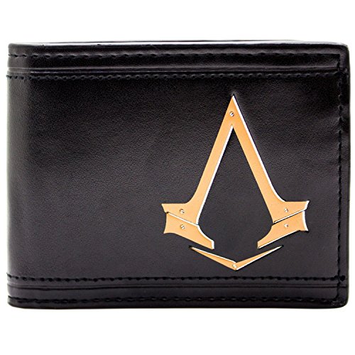 Preisvergleich Produktbild Ubisoft Assassins Creed Syndikat Schwarz Portemonnaie Geldbörse