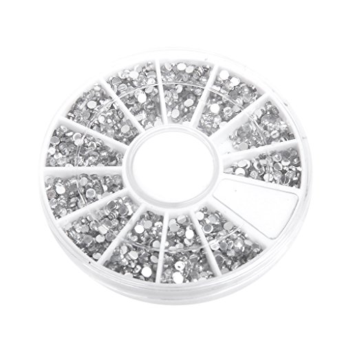 Imported 1200pcs 2mm Nail Art Tips Clear Crystal Glitter Rhinestone Decoration with wheel RS.275 (62.00% Off) - Amazon