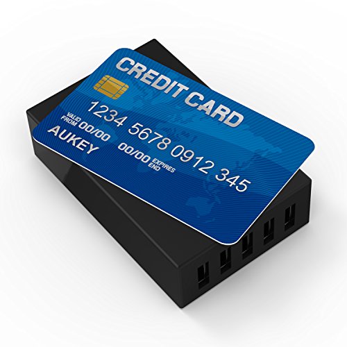 AUKEY USB Ladegerät 5 Ports USB Adapter AiPower 50W für iPhone, iPad, Nexus, HTC, Motorola, LG und weitere - 6