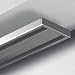 Produktbild GARDUNA 120cm Gardinenschiene Vorhangschiene, Aluminium, silber, alu-silber eloxierte Oberfläche, 2-läufig oder 1-läufig (Wendeschiene)