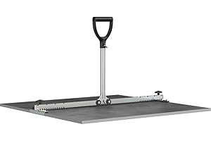 LANGFIT® Fliesenheber - Rückenfreundlich durch extra langen Griff - 50 bis 80cm - Für schmale Fugen ab 3mm - Schonend für Rücken und Hüfte - Made in Germany - MS-FH5080L