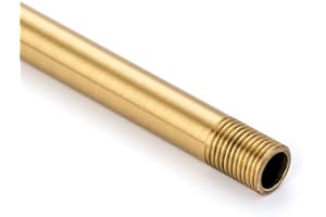 ORION LIGHTSTYLE Tubo de péndulo de latón mate, bronce, 10-100 cm, 2 tubos M10x1 (40 cm)