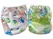 Three Little Imps Set of 2 Patterned Baby Swim Nappies- 1-2 year old- Sea themes
