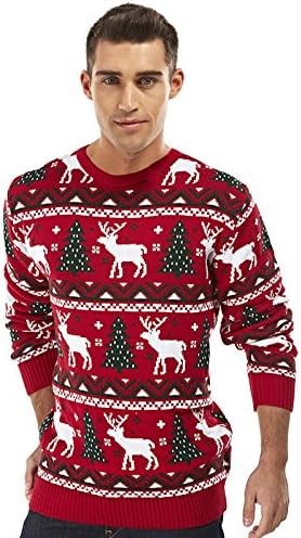 G UK TRADE Classic Fairisle Red XLarge