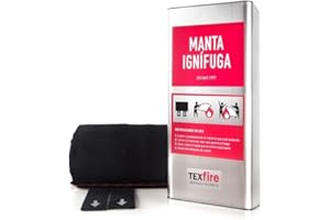 TEXFIRE TECHNICAL FABRICS TEXFIRE | Couverture ignifuge certifiée selon la norme UNE EN 1869. Conforme au RIPCI et marquage CE. Comprend une armoire en acier inoxydable.