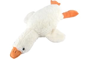 AYNKH 50cm Goose Plush Toy, Cute and Soft Plush Pillow, Big White Goose Doll, Can Be Used as a Cushion, Baby Lulling Toys, Suitable for Putting in the Living Room Bedroom Crib etc.​