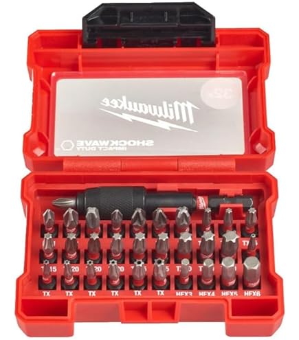 Coffret 33 Pièces Embouts Et Douilles Shockwave – Acier Allié – Boîte Rouge