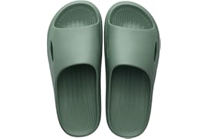 Zcooooool Cloudyzz klapki kąpielowe męskie i damskie, uniseks, kapcie na lato, do ogrodu, antypoślizgowe klapki EVA, antypoślizgowe sandały do użytku wewnątrz i na zewnątrz, zielony, 40/41 EU