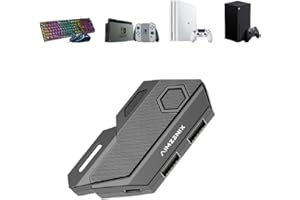 arVin Keyboard and Mouse Converter, Controller Adapter for Xbox Series S/X, PS3/4/5 and N-Switch