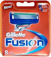 8 Gillette Fusion Rasierklingen Neu & Original ... [ importierten Packungs ] 100% Vorlage Gillette Klingen in Deutschland hergestellt. Von Gillette - Korea Lunch