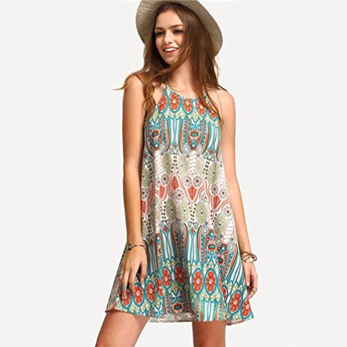 Damen Kleider Xinan Retro Kragen ärmelloses Kleid - 3