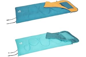 BESTWAY 68101 - Saco de Dormir Recto Pavillo Evade 5 205X90 cm de 4ºC a 8ºC Relleno Fibra 190T Con Almohada