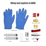 ★Incluye muchos accesorios, clips para fijar el tubo para sangrar fácilmente, guantes para mantener sus manos limpias, etc.