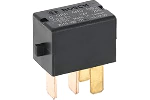 BOSCH AUTOMOTIVE Bosch 0986Ah0092 Micro-Relais 12V 20A, 4 Terminaux, Ip5K4, Résistance aux Températures Allant de -40° C À 125° C