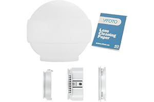 Godox ML-CD15 Diffusore Rotondo Pieghevole in Silicone con 3 Anello Adattatore per V1 AD100Pro AD200Pro TT600 V860III V850III TT685II TT350 ML60 AD300Pro AD400Pro