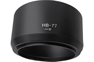 Paraluce HB-77 per Nikon AF-P (non per AF-S) DX NIKKOR 70-300 mm f/4.5-6.3G ED VR, HUIPUXIANG 58 mm paraluce nero