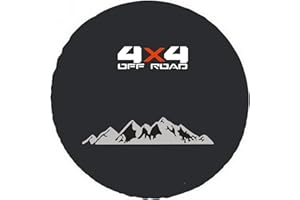 AOLOWEWIN for Toyota Suzuki Ford Cars, Buick Envista, Chevrolet Trax, Honda CR-V CRV Spare Tire Cover (4X4 Off-Road), Spare Wheel Cover Weatherproof Protector, Fit Most of Cars (S: 205/70R15, 215/65R16)