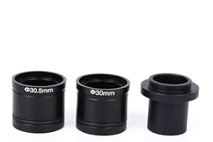 Microscope Adapter, Digital Microscope Camera C-Mount Adapter Lens CCD Camera Interface Adapter Accessory