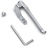 Victorinox Swiss Tool Spirit i&ccedil;in taşıma klipsi, aksesuar, pratik, paslanmaz &ccedil;elik, g&uuml;m&uuml;ş