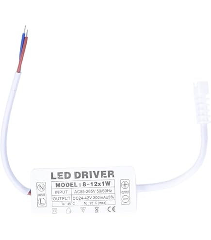 Driver LED 18-25W 300mA - Alimentazione Costante Per Strisce Luci, Esterni E Progetti, Grigio - Foto 10