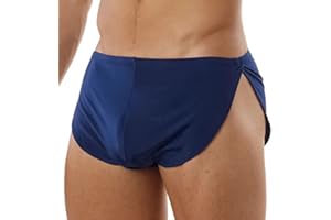 Ychnaim Pantalones Cortos de Cintura Baja Masculinos Pantalones Cortos de Boxeo Casual exóticos