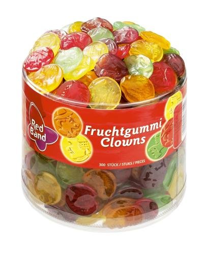 Red Band Fruchtgummi Clowns, Dose, 6er Pack (6 x 300 St. Dose) Red Band Fruchtgummi Clowns, Dose, 6er Pack (6 x 300 St. Dose)