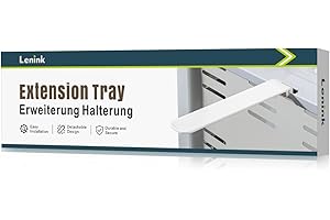 Lenink Halterung Verlängerung Erweiterung Unterstützung kompatibel mit Cricut Maker und Cricut Maker 3 Schneidemaschine Zubehör für 30.5 cm (12" x 12") Schneidematte (um große Matte zu Halten)