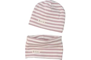 PAADIYA Boomly Autunno e Inverno Caldo Cute Tinta unita Morbido Cappello in Cotone Berretto e Sciarpa Scaldacollo Sciarpa per Bambino