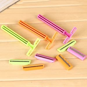 CHIC*MALL Women's Razor with 2 Blades (Random Color) - Image 3