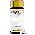 DrNutritionFix™ Magnesium Glycinate 500mg High Absorption for Sleep, Cramps, & Nerves Health - 60 Vegetable Capsules