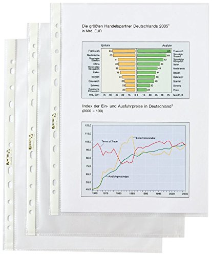 Hetzel 22457490 - Fundas perforadas transparentes DIN A4 100 unidades polipropileno reviews Hetzel 22457490 - Fundas perforadas transparentes DIN A4 100 unidades polipropileno
