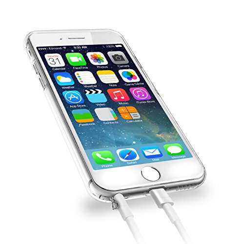 iPhone 6 Funda TechRise Ultra-Cristal iPhone 6 6S Funda Caso Carcasa Case Bumper Cover con Absorci  n de Impactos y Anti-Ara  azos Espalda para iPhone 6S 6-Clara