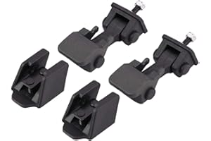 ‎HEADERBS 2 Paar Fronthaubenverriegelung Sicherheitsverschluss & Halterung Haubenverschluss Kompatibel mit TJ 97–06