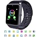 Produktbild TagoBee TB04 Bluetooth Smart Uhr mit SIM-Kartensteckplatz Kamera Unterstützung Whatsapp Facebook Benachrichtigung Kompatibel mit Allen Android-Handys und iOS (Teilfunktion) schwarz