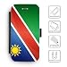 Produktbild Handy-Steckplatz PU-Leder-Etui // V00001278 Namibia national flagge // Sony Xperia Z3 Plus 2015