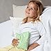 Green Woodpecker 611 Organic Rapeseed Pillow – Natural Ivory Dream, 19 x 19 cm, Green