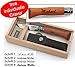 Produktbild Opinel Messer Carbone, Taschenmesser Geschenk Set mit Etui und Gravur