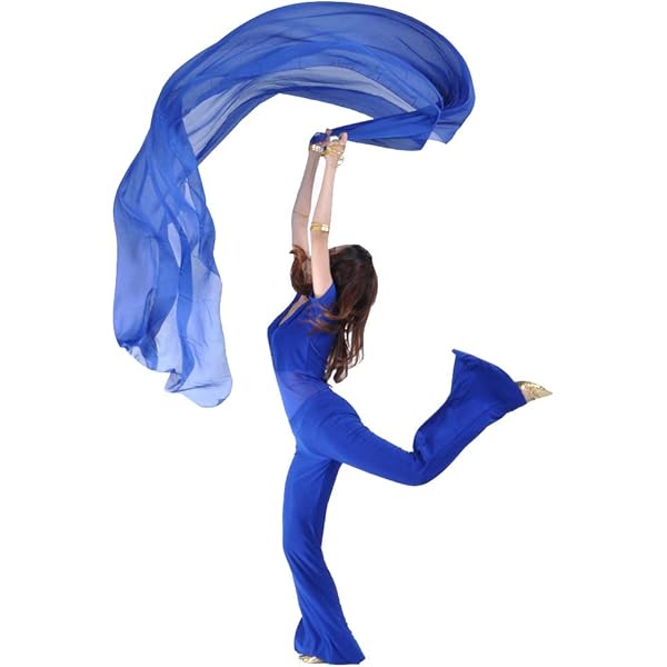 Lightweight 100% Chiffon Hand Scarf Belly Dance Scarf Throw Chiffon Towel  Belly Dance Costume Outfit Scarf, darkblue, 8.2ftx3.9ft : Amazon.de: Sports  u0026 Outdoors
