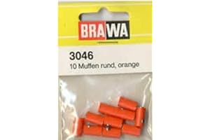 O 10 Muffen rund orang BRAWA 3046