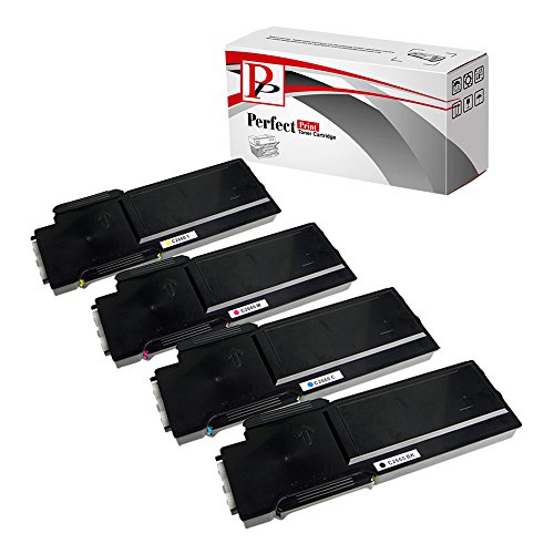 Set von 4 Kompatibel Tonerkartusche für Drucker Dell C2660dn Drucker C2665dnf