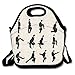 Produktbild Dozili Monty Python Silly Walk Multifunktionale große & dicke Neopren-Lunch-Taschen, isolierte Lunch-Tasche, Kühltasche, warm, mit Schultergurt, für Damen, Teenager, Mädchen, Kinder, Erwachsene