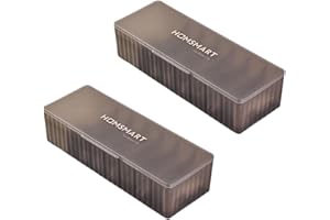 AITIME 2 Pack Contact Lens Case (BLACK-1)