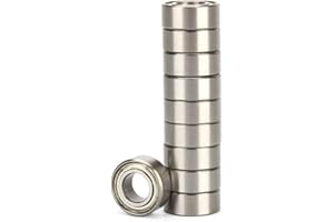 PAULLICE Mini roulements à billes-10Pcs MR105ZZ roulements miniatures à billes Mini roulement 5mm X 10mm X 4mm