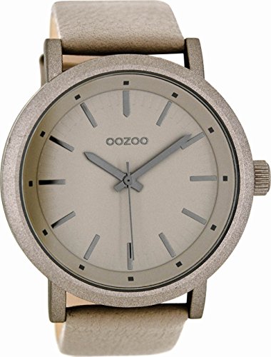 Oozoo Damenuhr mit Lederband 48 MM Taupe/Taupe C8251 Oozoo Damenuhr mit Lederband 48 MM Taupe/Taupe C8251