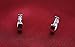 Hosaire Womens Girls Fashion Silver Patinum Ear Buckle Crystal Ear Stud Earrings